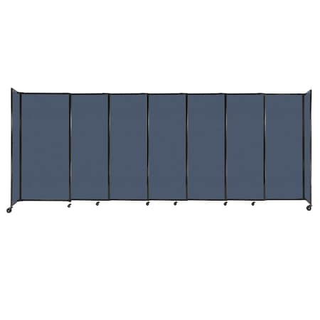 Versare StraightWall Sliding Portable Partition 15'6" x 6' Ocean Fabric 1472715